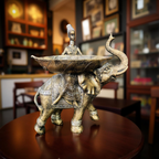 Royal Caravan – Tribal Elephant Bowl Figurine