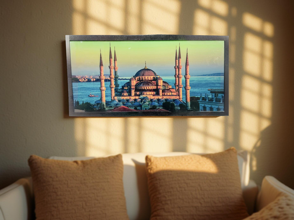 Sunset Serenity – Blue Mosque Istanbul Wall Frame