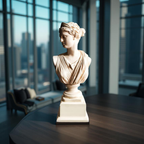 Diana of the Skyline – Marble Goddess Bust