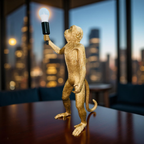 Golden Monkey Lamp – Standing Edition