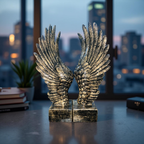 Celestial Wings – Angel Wing Bookends