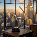 The Eternal Archer – Warrior with Bow Sculpture