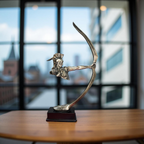 The Eternal Archer – Warrior with Bow Sculpture