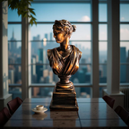 Diana of the Skyline – Marble Goddess Bust