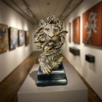 Majestic Mane – Regal Lion Bust