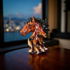 Majestic Horse Head Sculpture 🐎✨