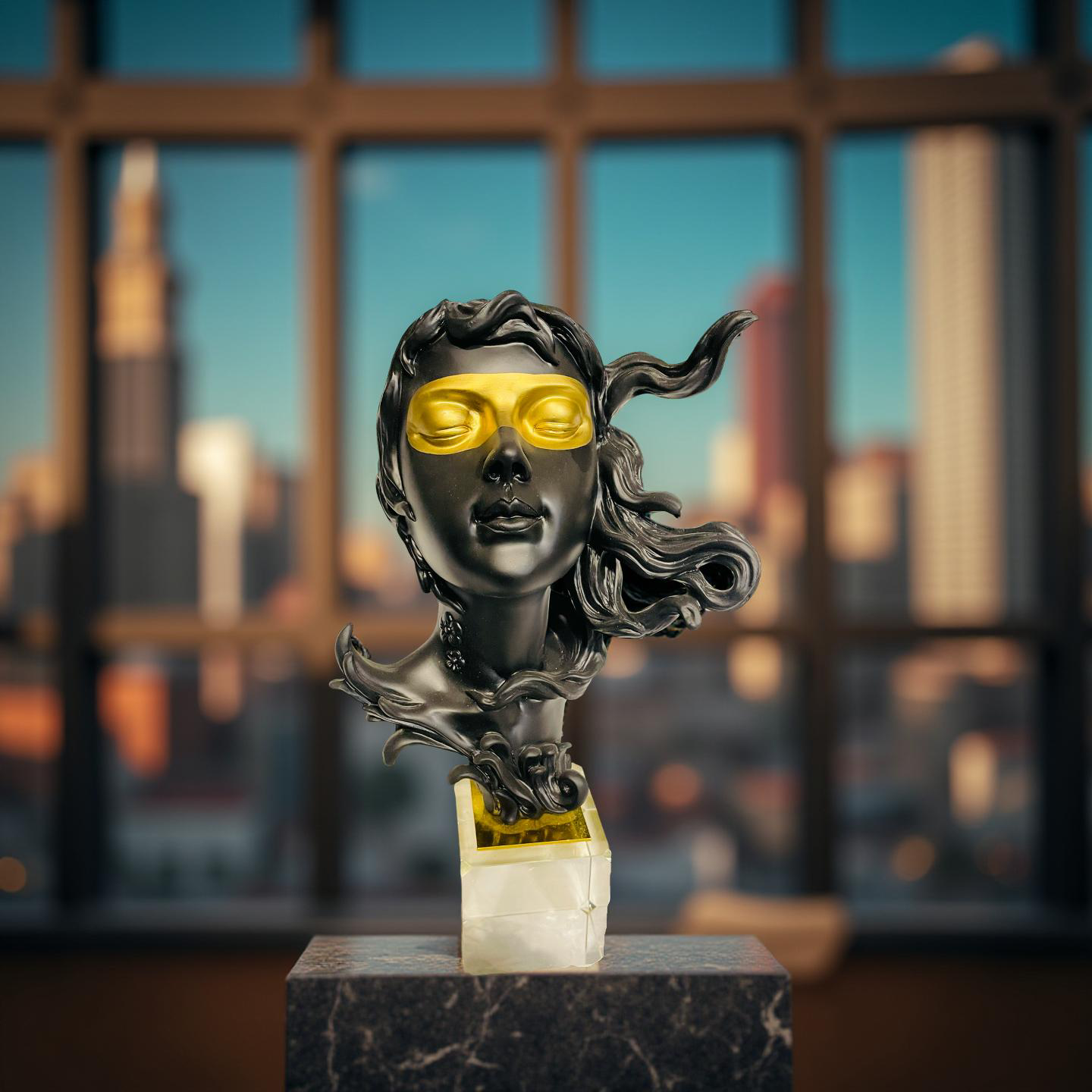 Serenity Woman Bust Sculpture