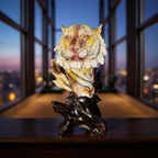 🐯 Majestic Tiger Bust Sculpture