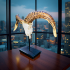 Ridgehorn Relic – Ram Skull Sculpture