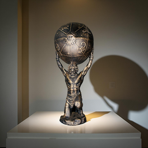 Atlas of the Zodiac – Celestial Globe Sculpture