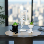 Abstract Thinker with Frame