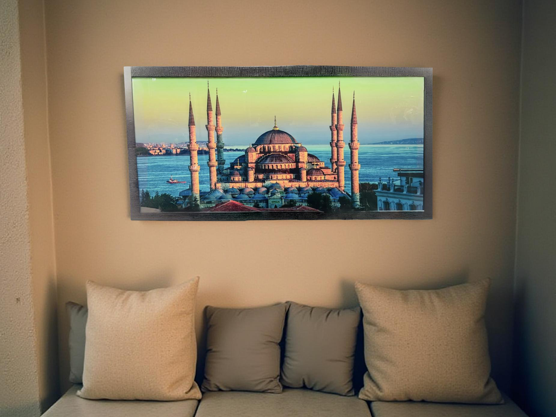 Sunset Serenity – Blue Mosque Istanbul Wall Frame