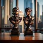 Apollo & Diana – The Divine Duo Sculpture Set