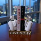 Abstract Thinker Bookends