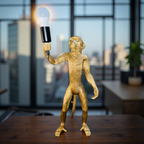 Golden Monkey Lamp – Standing Edition
