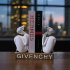 Abstract Thinker Bookends