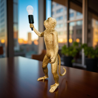 Golden Monkey Lamp – Standing Edition