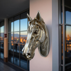 Majestic Steed – Wall Mounted Horse Head Sculpture