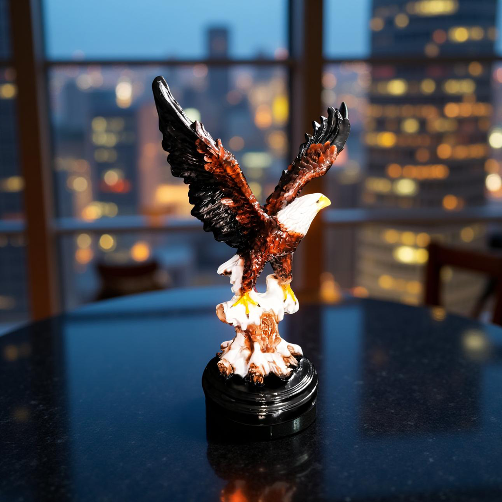 Majestic Flight – American Eagle Table Sculpture