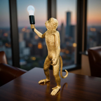 Golden Monkey Lamp – Standing Edition