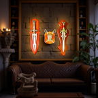 Sword and shield wall set