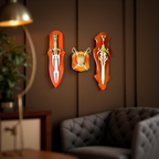 Sword and shield wall set