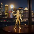 Golden Monkey Lamp – Standing Edition