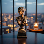 Diana of the Skyline – Marble Goddess Bust