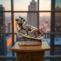 Regal Roar – Bronze Lion Sculpture