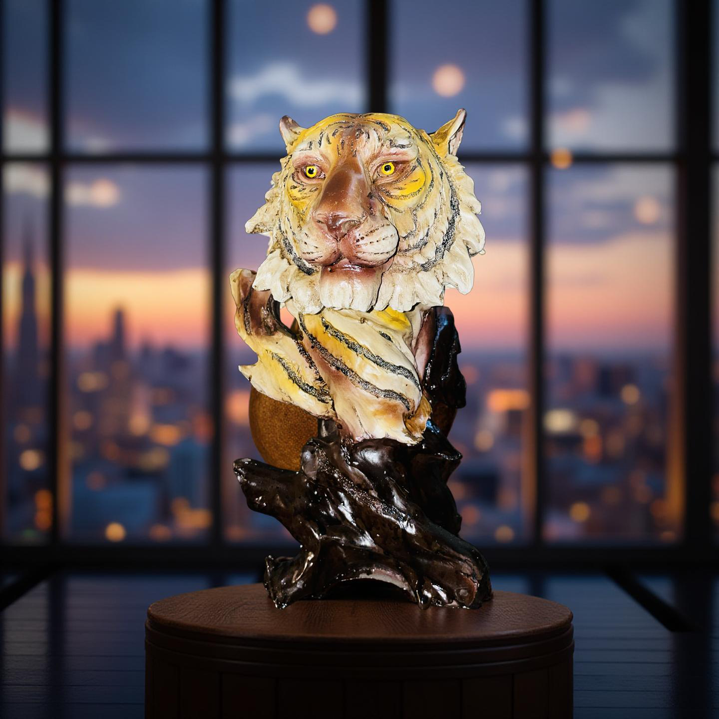 🐯 Majestic Tiger Bust Sculpture