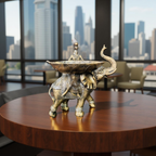 Royal Caravan – Tribal Elephant Bowl Figurine