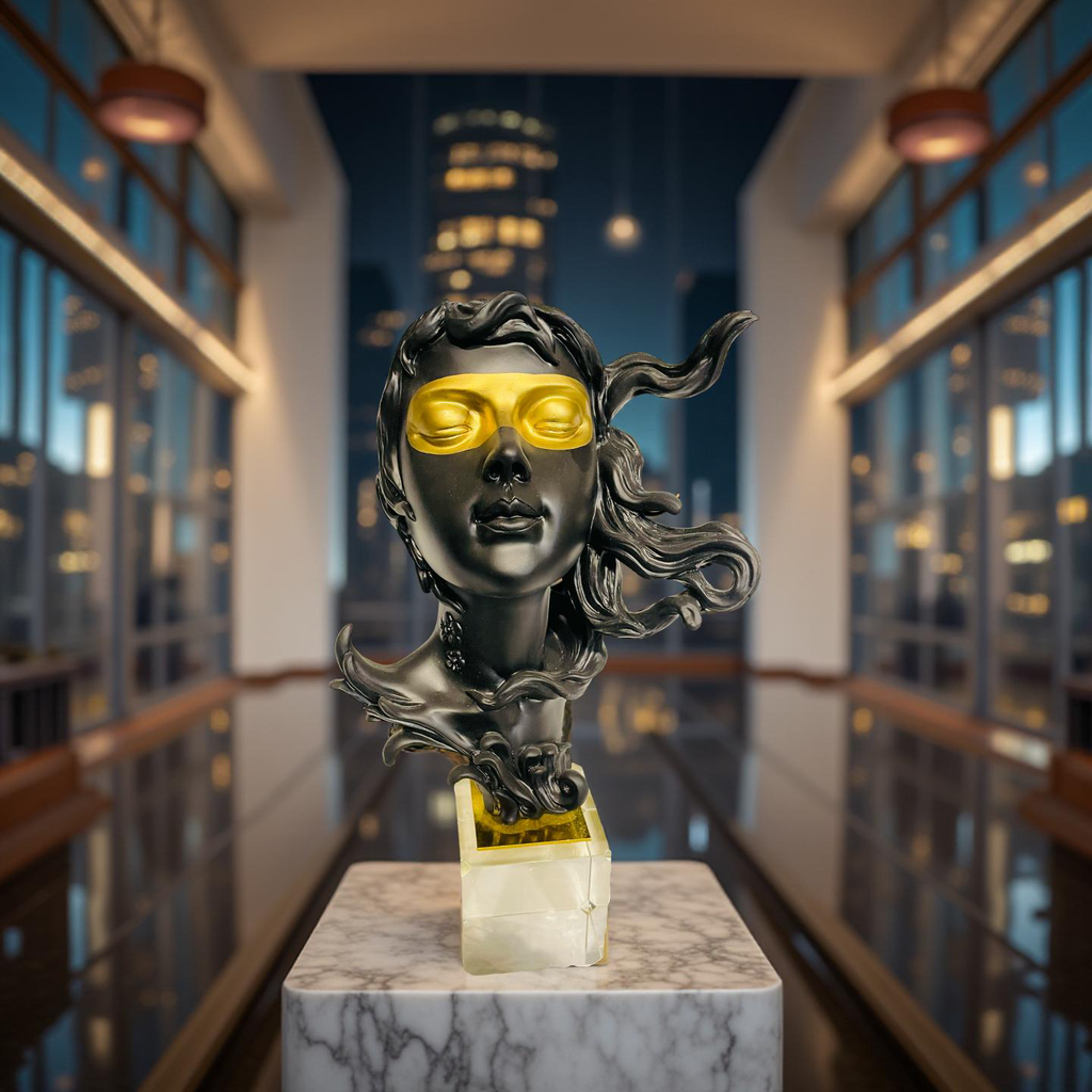 Serenity Woman Bust Sculpture