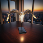 Ridgehorn Relic – Ram Skull Sculpture